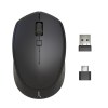 CHUZUMO - SOURIS ÉCO SANS FIL DOUBLE DONGLE (USB-A + USB-C)