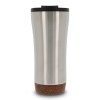 Mug double paroi avec base en liège 480ml