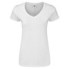 T-Shirt Femme Blanc - Iconic V-Neck