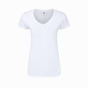 T-Shirt Femme Blanc - Iconic V-Neck