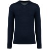 Pull Mérinos col V homme