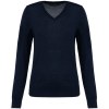 Pull Mérinos col V femme