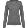 Pull Mérinos col V femme