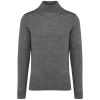 Pull Mérinos col roulé homme