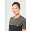 T-shirt bicolore écoresponsable manches courtes unisexe