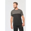 T-shirt bicolore écoresponsable manches courtes unisexe
