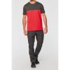 T-shirt bicolore écoresponsable manches courtes unisexe