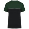 T-shirt bicolore écoresponsable manches courtes unisexe