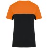 T-shirt bicolore écoresponsable manches courtes unisexe