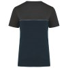 T-shirt bicolore écoresponsable manches courtes unisexe