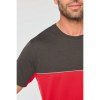 T-shirt bicolore écoresponsable manches courtes unisexe