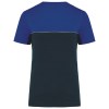 T-shirt bicolore écoresponsable manches courtes unisexe