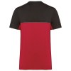 T-shirt bicolore écoresponsable manches courtes unisexe