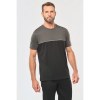 T-shirt bicolore écoresponsable manches courtes unisexe