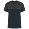 T-shirt bicolore écoresponsable manches courtes unisexe