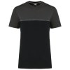 T-shirt bicolore écoresponsable manches courtes unisexe
