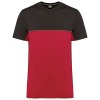 T-shirt bicolore écoresponsable manches courtes unisexe