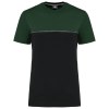 T-shirt bicolore écoresponsable manches courtes unisexe