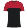 T-shirt bicolore écoresponsable manches courtes unisexe
