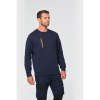 Sweat-shirt Day To Day zip poche contrastée unisexe