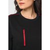 Sweat-shirt Day To Day zip poche contrastée unisexe