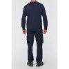 Sweat-shirt Day To Day zip poche contrastée unisexe