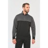 Sweat-shirt écoresponsable col zippé unisexe
