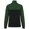 Sweat-shirt écoresponsable col zippé unisexe