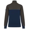 Sweat-shirt écoresponsable col zippé unisexe