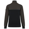 Sweat-shirt écoresponsable col zippé unisexe