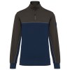 Sweat-shirt écoresponsable col zippé unisexe
