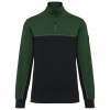 Sweat-shirt écoresponsable col zippé unisexe