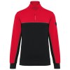 Sweat-shirt écoresponsable col zippé unisexe