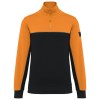 Sweat-shirt écoresponsable col zippé unisexe