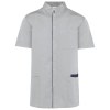 Blouse polycoton avec boutons-pression homme