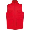 Gilet polycoton multipoches rembourré unisexe