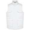 Gilet polycoton multipoches rembourré unisexe
