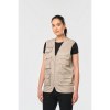 Gilet polycoton multipoches doublé unisexe