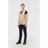 Gilet polycoton multipoches doublé unisexe