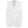 Gilet polycoton multipoches doublé unisexe