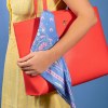 Foulard Alesia Bleu Chiné