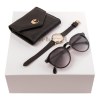 Parure Cacharel Noir (portefeuille dame, montre & lunettes solaires)