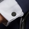 Boutons de manchette Chronobike Matt Noir