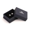 Boutons de manchette Chronobike Noir & Argent