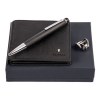 Parure (stylo bille, portefeuille & boutons de manchette)