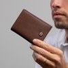 Porte-cartes Flap Bond Marron