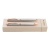 Parure Austin Diamond Chrome (stylo bille & stylo roller)