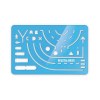 REGLE NORMOGRAPHE 125x80x1,5 mm - ASSISTANT DU CONSTAT AMIABLE
