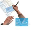 REGLE NORMOGRAPHE 125x80x1,5 mm - ASSISTANT DU CONSTAT AMIABLE