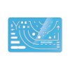 SET REGLE NORMOGRAPHE 125x80x1,5 mm - ASSISTANT DU CONSTAT AMIABLE